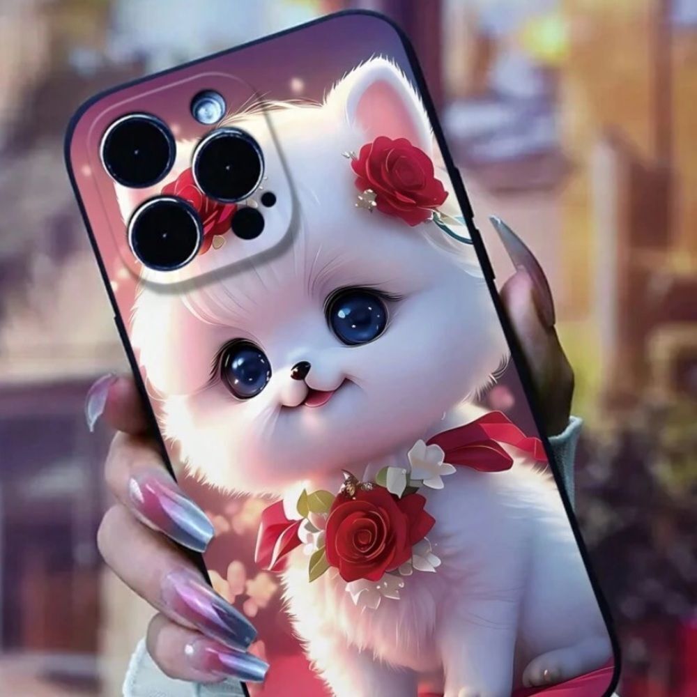 3for$20 1pc Cute Cat Design Phone Case Compatible With IPhone 15 pro max